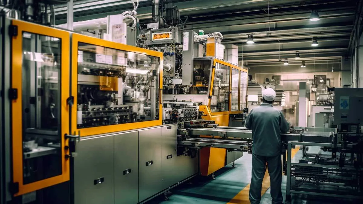 Une chaîne de production dans une usine