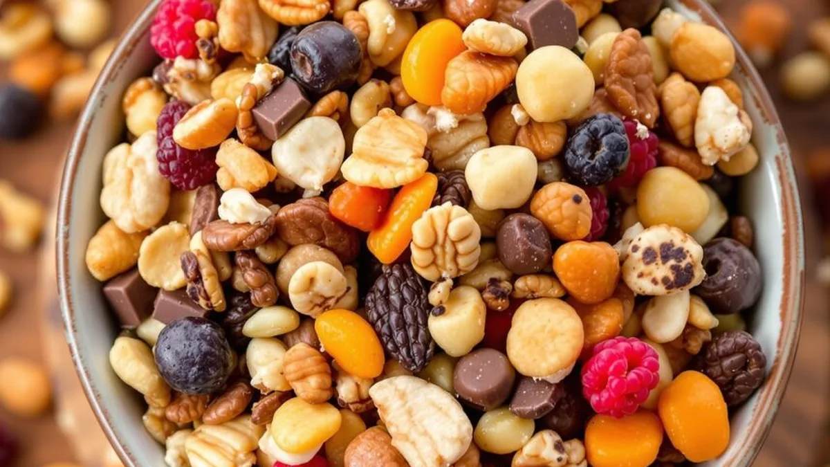 Bol de noix et de baies mélangées, des aliments du régime MIND