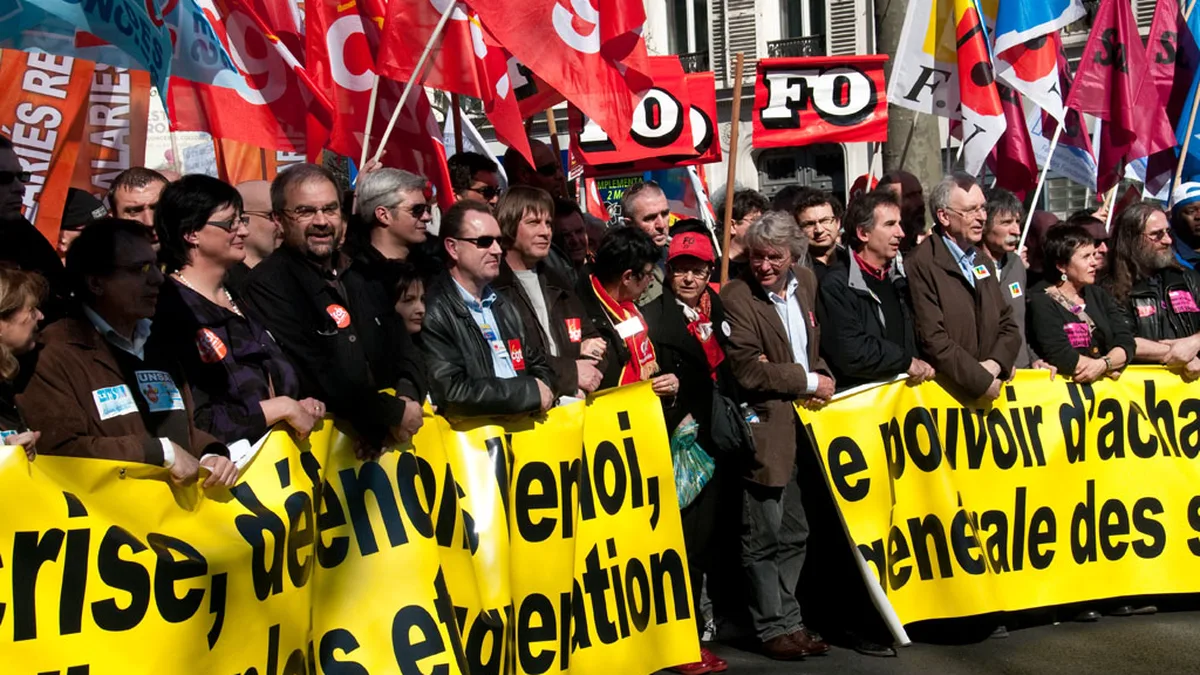 Manifestation de fonctionnaires pour le pouvoir d&rsquo;achat