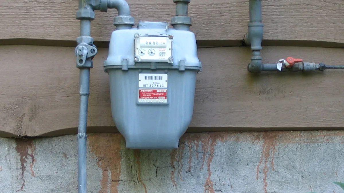 Un compteur de gaz individuel