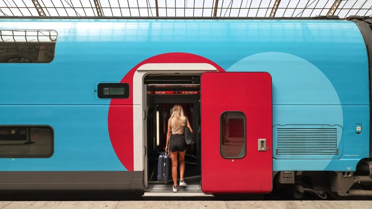 TGV en gare, l&rsquo;affluence habituelle des jours de grève à la SNCF