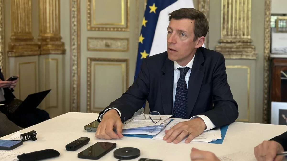 Le ministre de l&rsquo;Éducation nationale Édouard Geffray