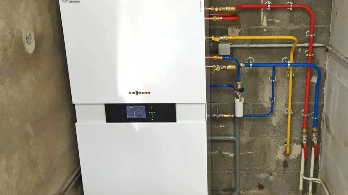 Une chaudière au gaz installée dans une maison