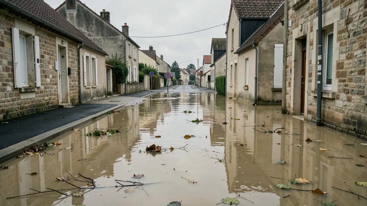 Un ciel d&rsquo;orage chargé de foudre au-dessus de la mer