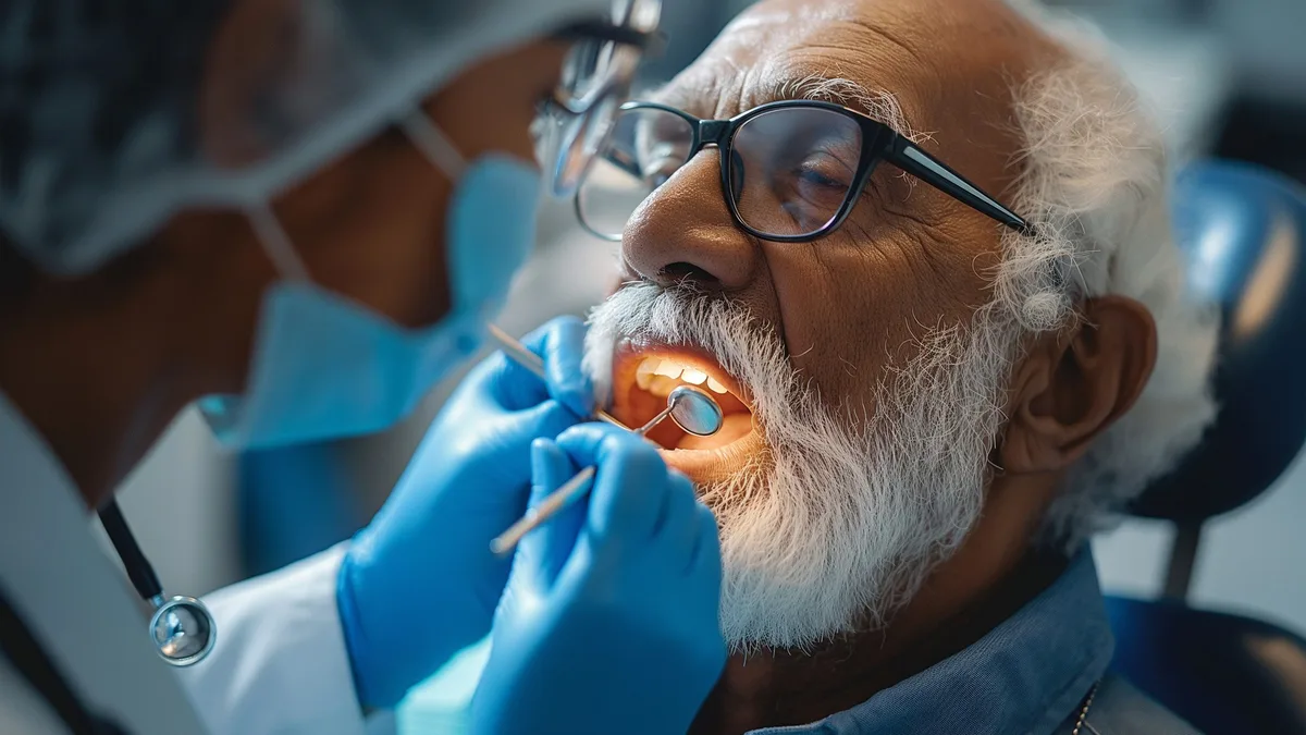 Un senior chez le dentiste : la Sécu ne rembourserait plus que 50 % au 1er janvier 2027