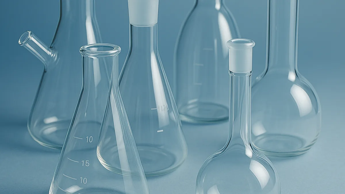 Verrerie de laboratoire de chimie