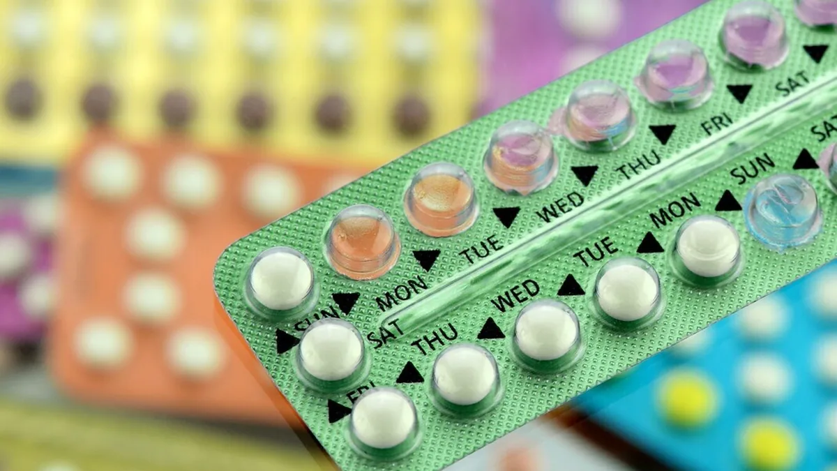 Plaquettes de pilules contraceptives