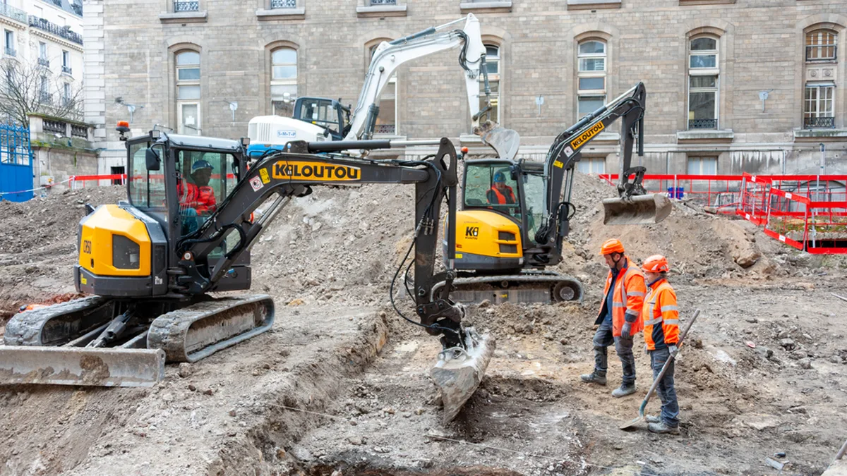 Le chantier de fouille archéologique sur l&rsquo;île de la Cité, à Paris