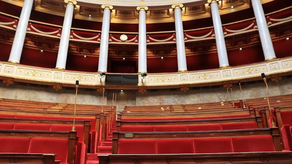L&rsquo;hémicycle de l&rsquo;Assemblée nationale, où les députés ont voté jeudi